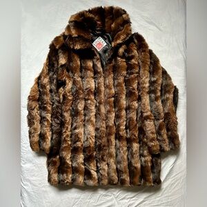 Vintage Unreal Fur Faux Fur Coat